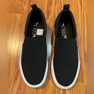 Puma Women’s Black Slip-On Sneakers